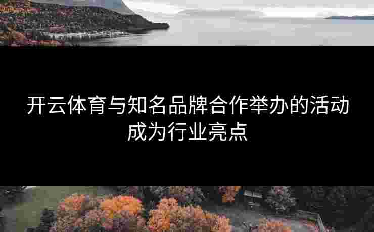 开云体育与知名品牌合作举办的活动成为行业亮点